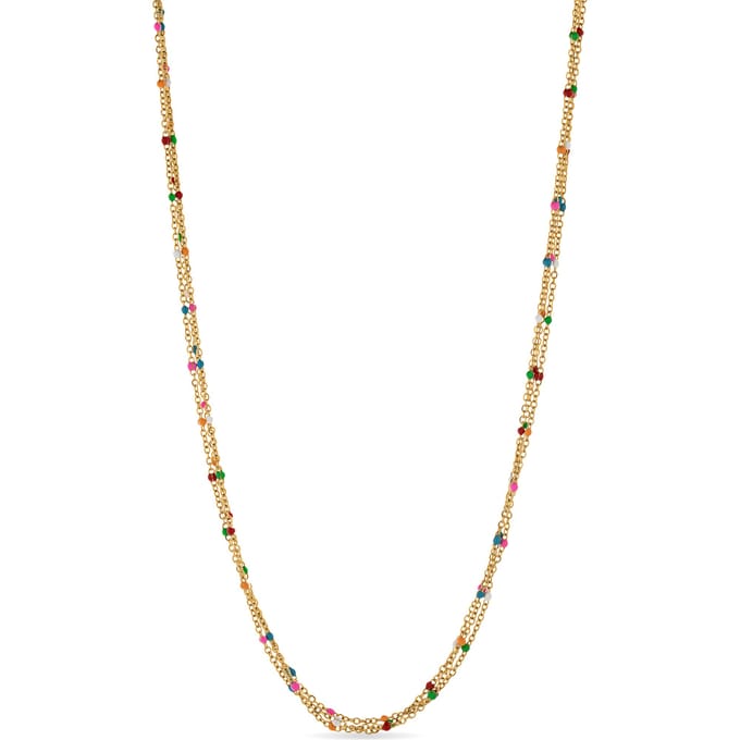 Ketting Luxenter Yao afgewerkt in 18k geel goud