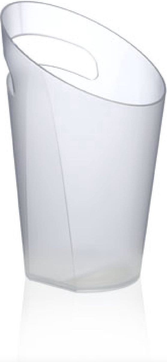 Wijnkoeler Transparant High Tube - 32 cm - Wijnemmer inclusief grote handgreep