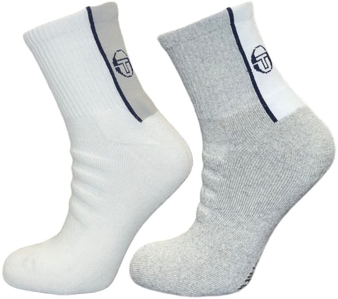 Tacchini 2/3b Recycle Sokken Bipack 13891887ass Blanco/Grijs - 38