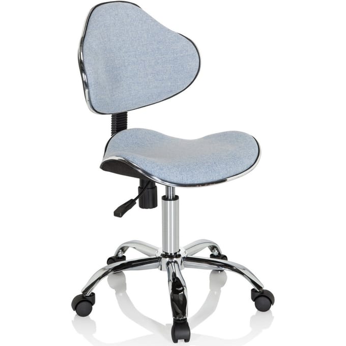 Kinder bureaustoel KIDDY GTI-3 stof blauw hjh OFFICE