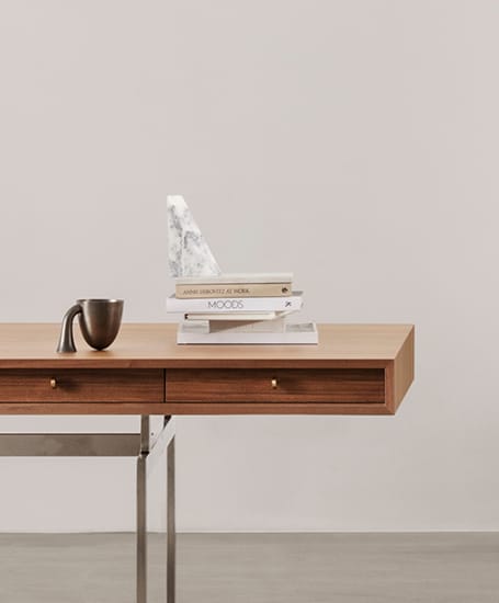 Karakter Office Desk Bureau - rood - eiken