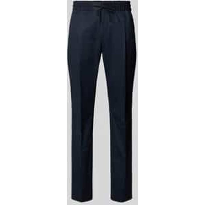 slim fit bandplooibroek van katoenmix model 'GETLIN251F3'