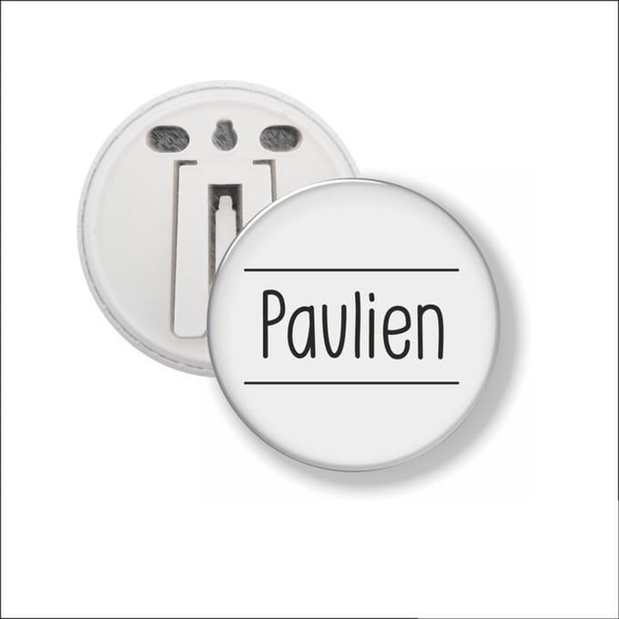 Button Met Clip 58 MM - Paulien