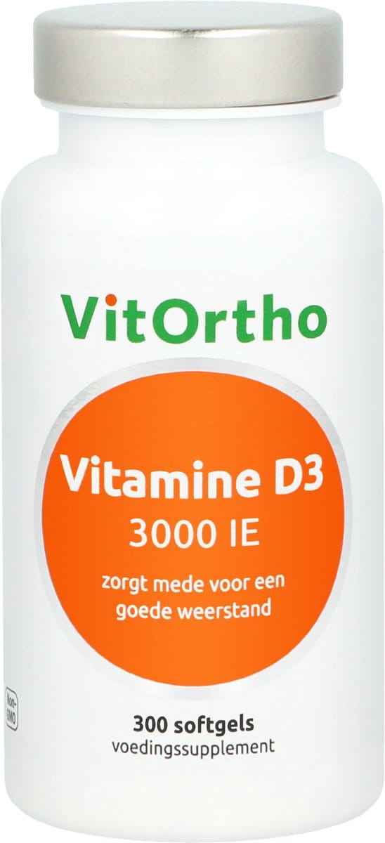 VitOrtho Vitamine D3 3000 IE (300 softgels)