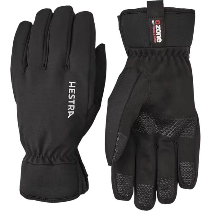 Hestra Czone Contact Glove -5 Finger Handschoenen Zwart 32110