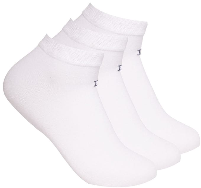 TRESANTI | ZACH I Bamboo enkelsokken 3-pack | wit | Size 43/46
