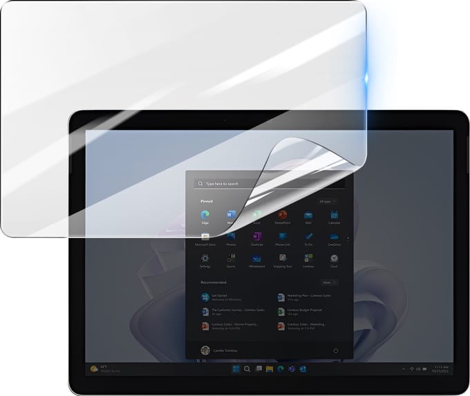 3mk, Geschikt voor Microsoft Surface Go 4, Schokbestendige Hydrogel Screenprotector, Transparant