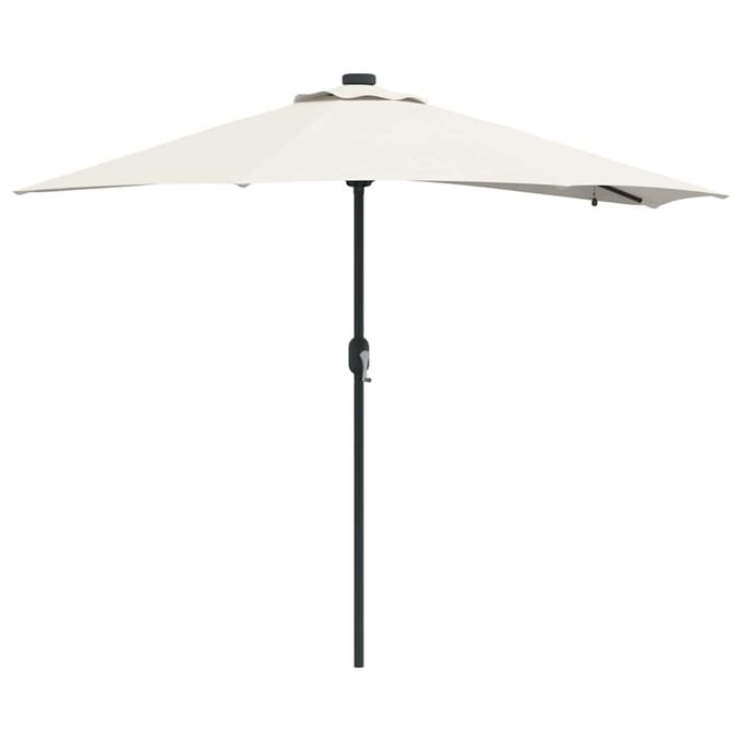 vidaXL - Tuinparasol - Zand - 294 - x - 150 - x - 223 - cm - Polyester - en - Staal