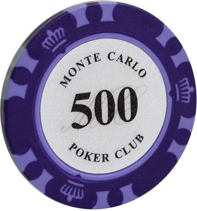 5 stuk Professionele Upscale Klei Casino Texas Poker Chips 14G waarde 500