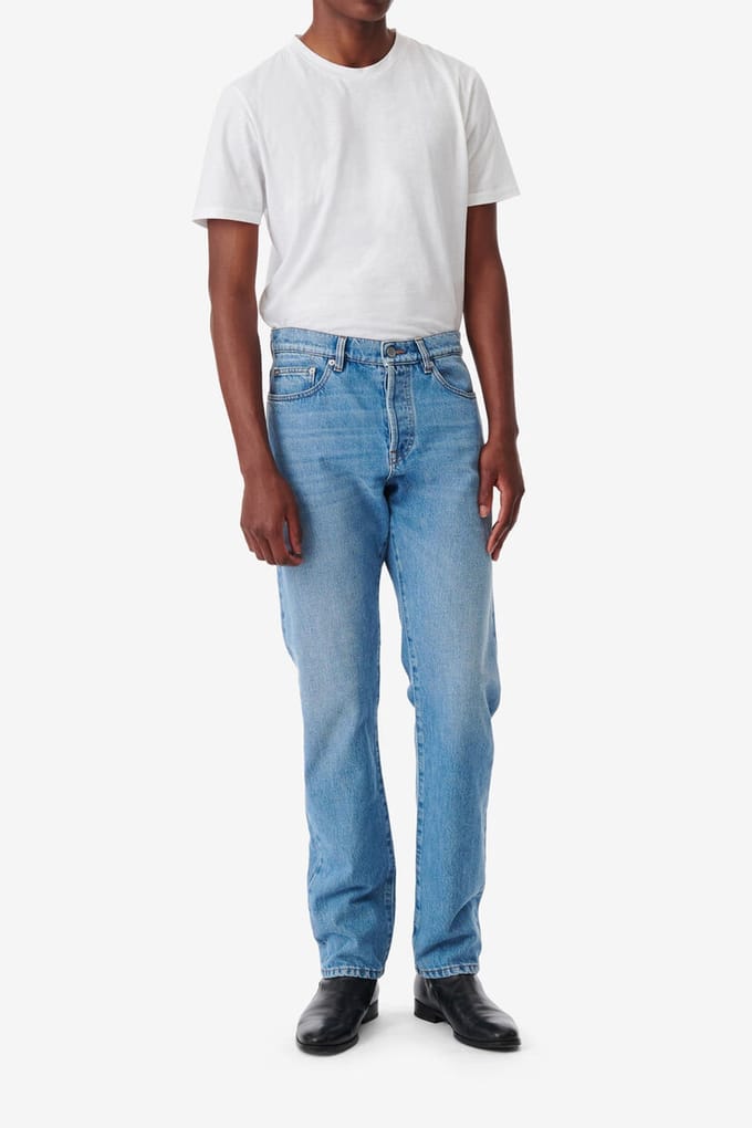 IRO Paris Dayn Jean Light Blue Worn Größe: 36 | Straight Jeans Outlet | Herren | Blau