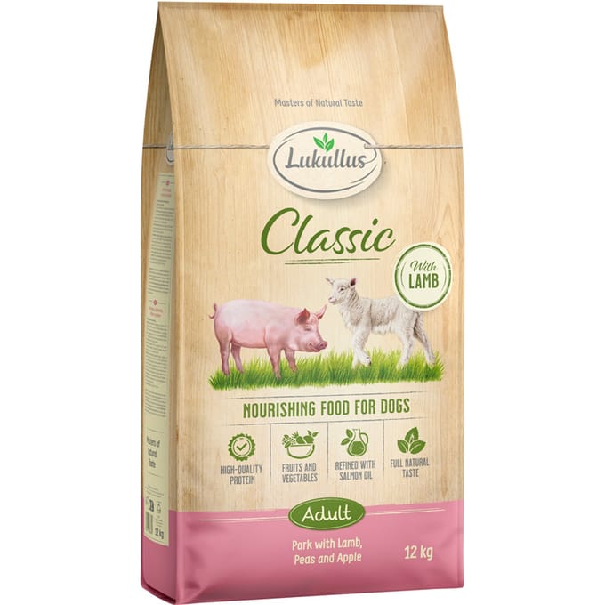 Lukullus Classic Varken & Lam - 12 kg Nieuw Receptuur