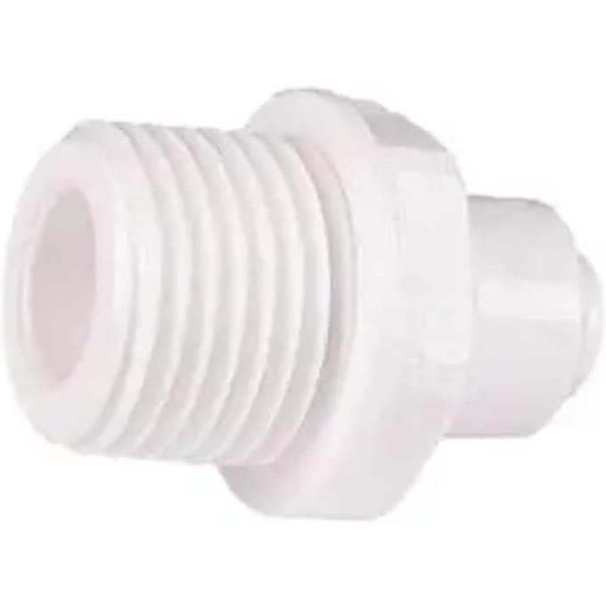 Aansluitadapter mannelijke schroefdraad 1/2 voor slang AVT 1/4"