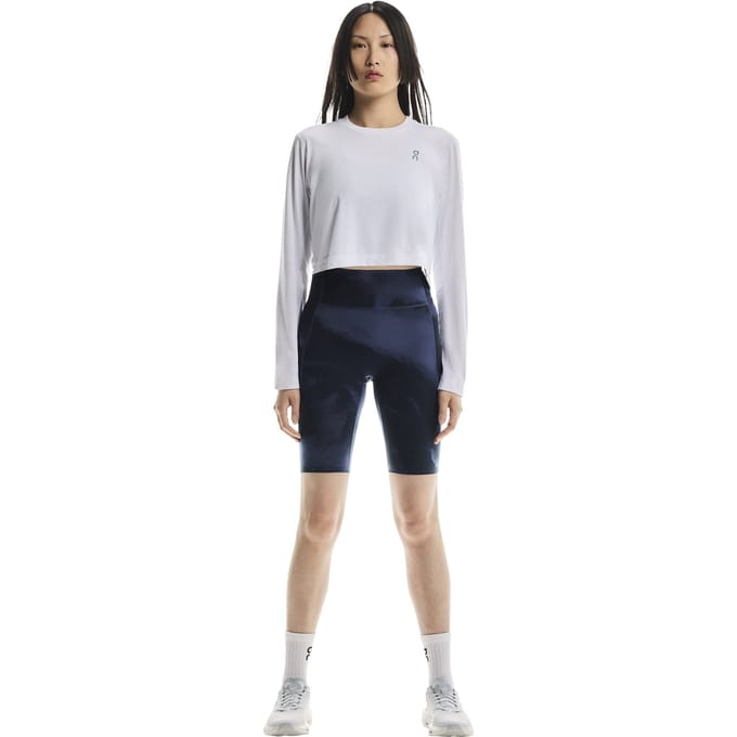 On Studio Tights Short 1 Acai | navy Maat: M | Slipjes Outlet | Dames | Blauw
