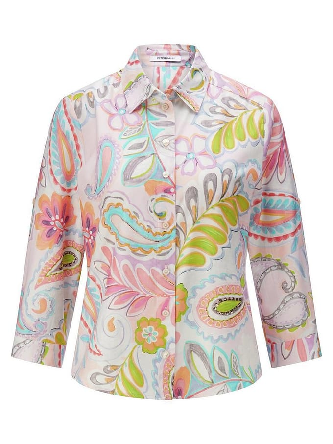 Blouse Van Peter Hahn multicolour