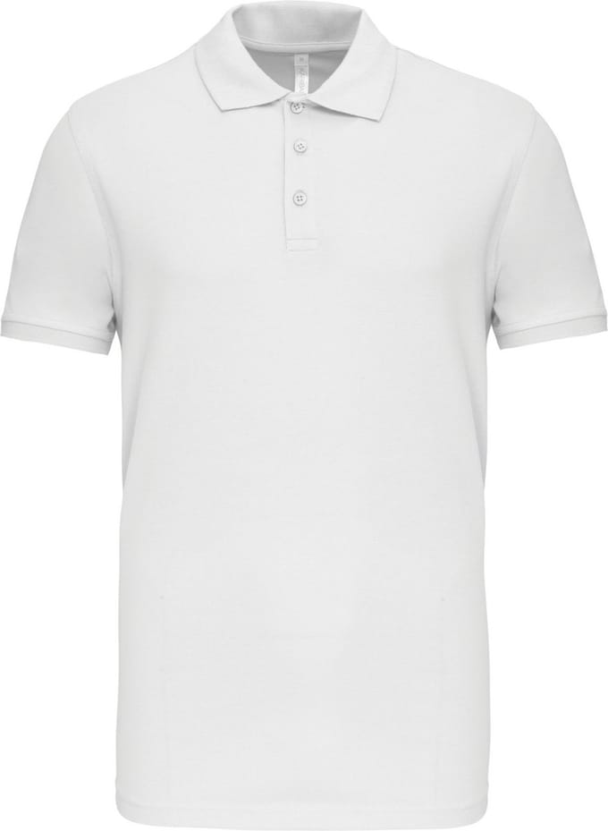 Herenpolo 'Mike' korte mouwen shirt Wit - 3XL