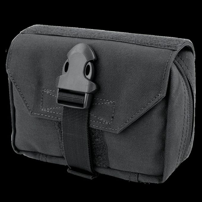 Condor First Response Pouch Zwart - rip-away EHBO-pouch MOLLE