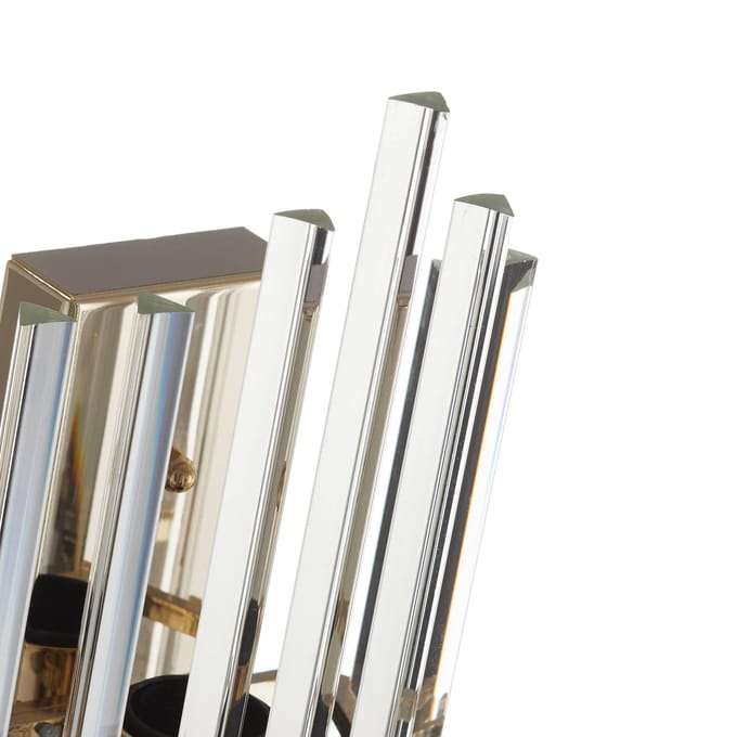 austrolux Wandlamp Ontario, 41 cm, 24 K verguld, glas