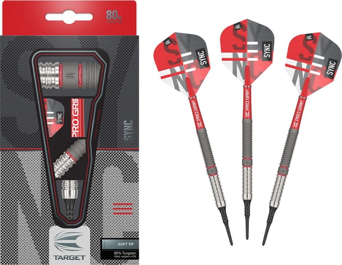 Target Sync 10 80% Soft Tip - Dartpijlen - 18 Gram