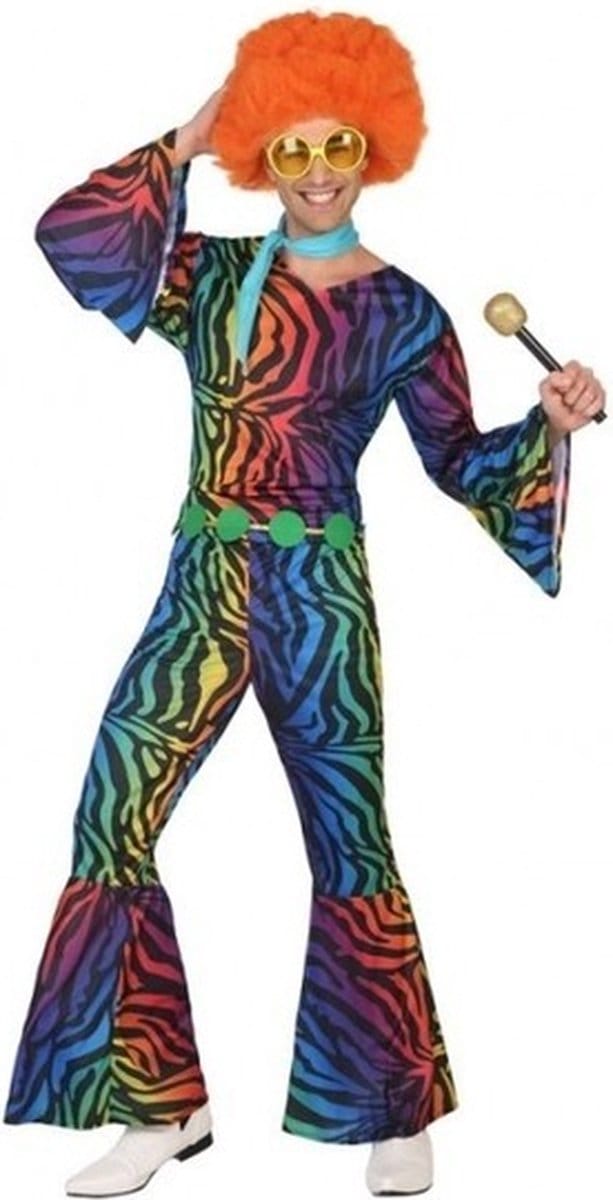 Seventies/disco verkleedkleding - heren - jaren 70 kostuum - 70s Carnavalskleding M/L