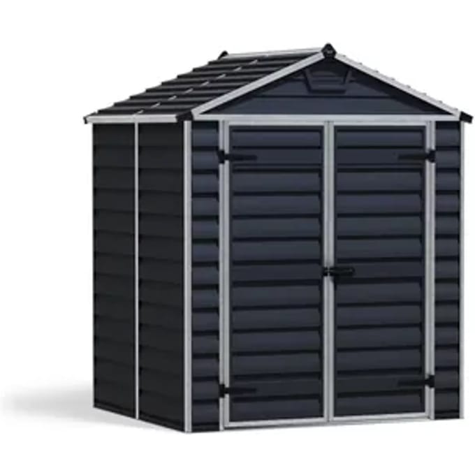 Canopia Metalen Tuinhuis Skylight - Grijs - 154x185cm - Met Vloer