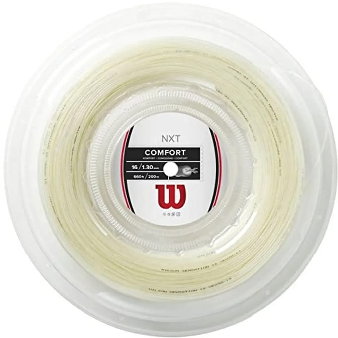 Wilson NXT Comfort Rol Snaren 200m-Natuurlijke Kleuren