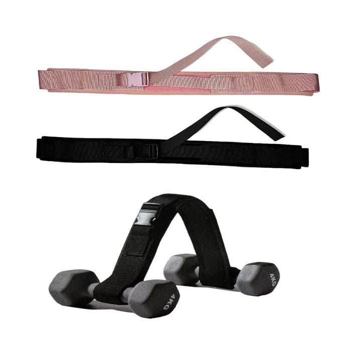 Hip Thrust Riem Voor Dumbbells Kettlebells Booty Riem Hip Thrust Pad Glute Bridge Billen Workout Squats Lunges Glute Bridges Dips Black