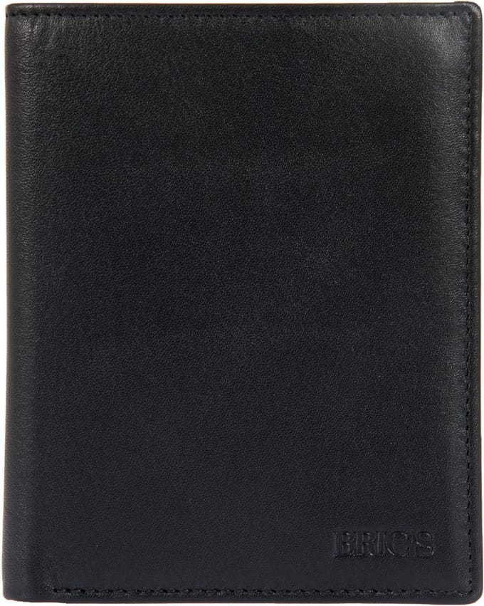 BRIC'S Leren Kaarthoes Bernina Wallet Black Zwart