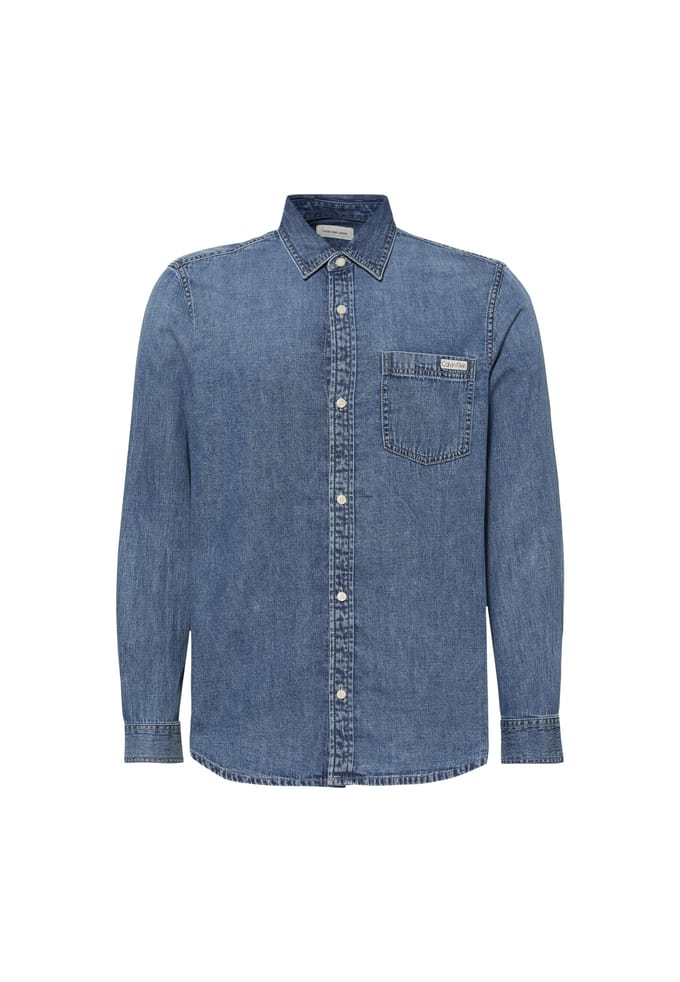 Denim Overhemd met Knopen
