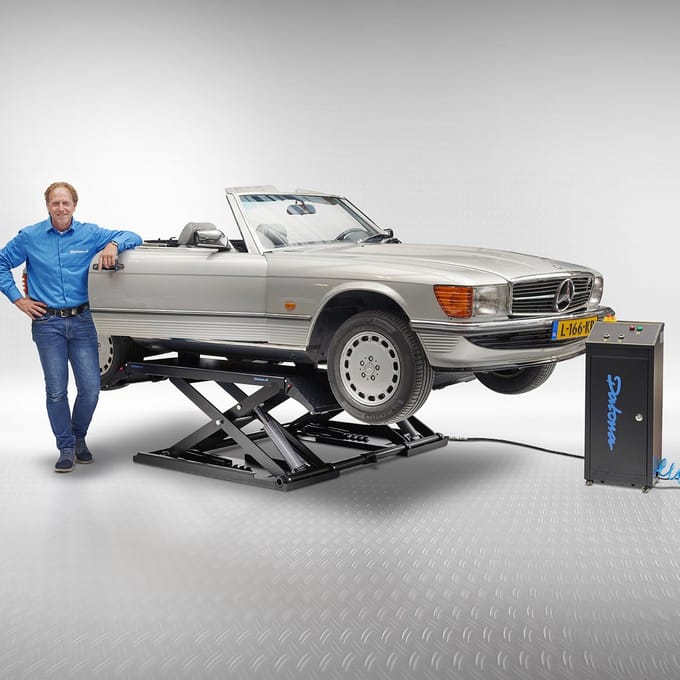 Datona® Autobrug verrijdbaar - 230V - Zwart