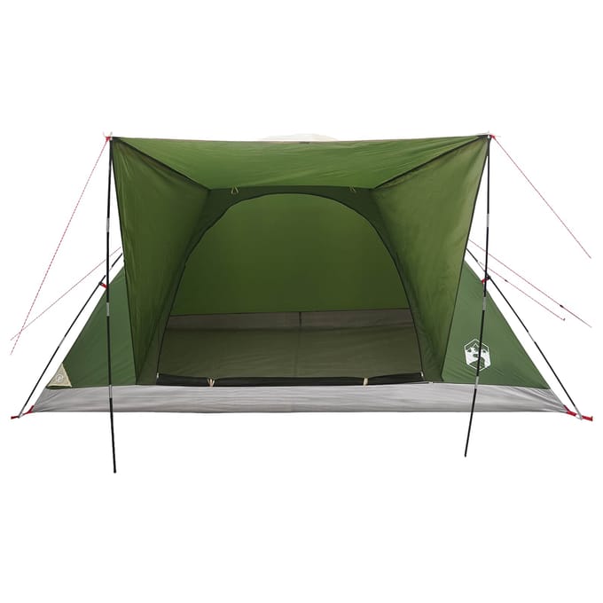 vidaXL - Kamperen - tent - 6-persoons - Groen - Polyester - en - Staal