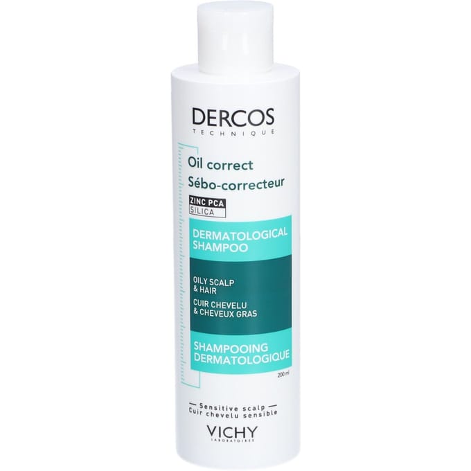 Vichy Dercos Technique Shampoo Oil Control - Verzorgende shampoo - normaal tot vet haar - 200ml