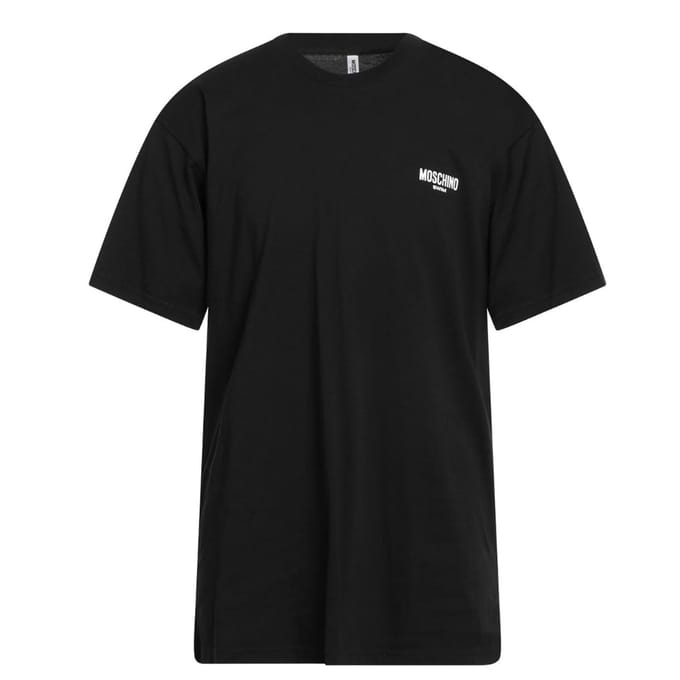 Moschino Swim Logo Zwart T-shirt