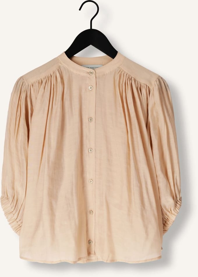 Amaya Amsterdam Juno Blouse Blouses Dames - Beige - Maat XS