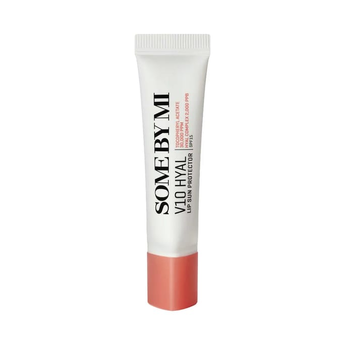 SOME BY MI V10 Hyal Lip Sun Protector Hydraterende Dagelijkse UV Bescherming Lippenbalsem 7ml ROSY beige