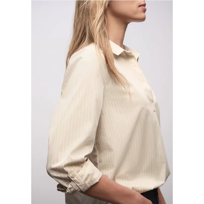 Gestreepte zakelijke blouse