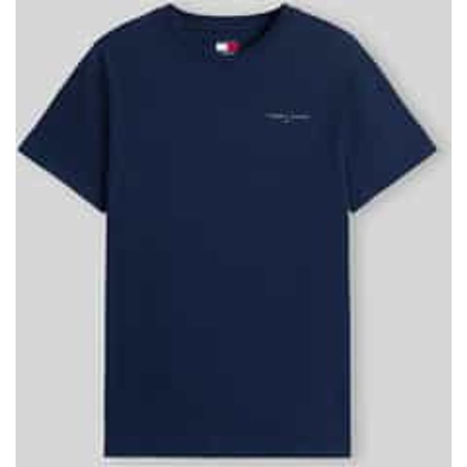 Slim fit t-shirt van puur katoen