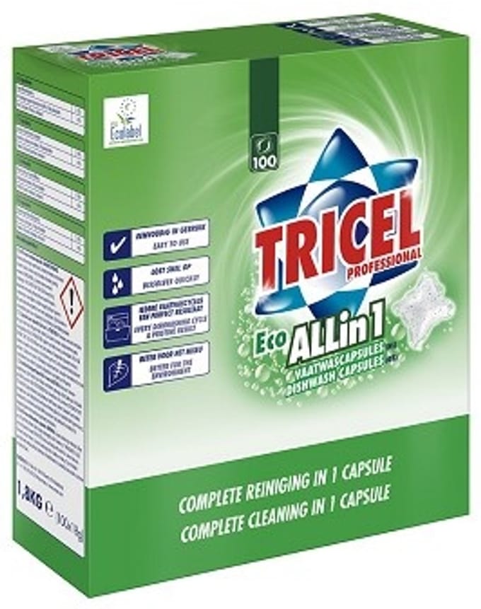 Tricel Vaatwascapsule ALLIN1 100x18G