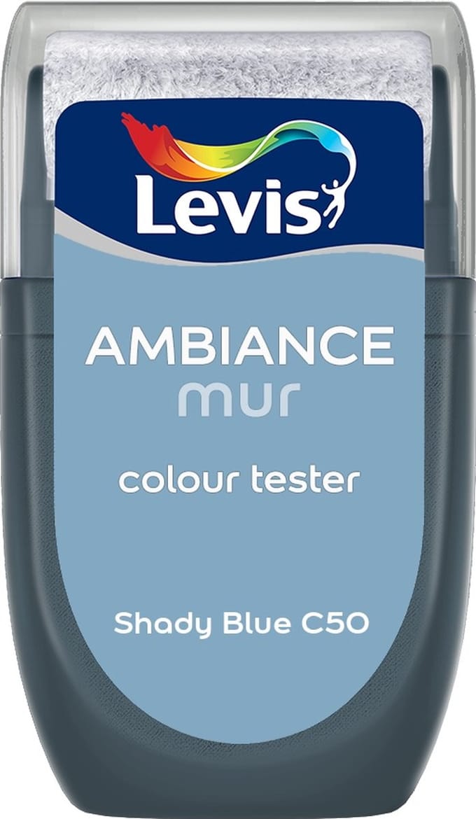 Levis - Muurverf Kleurtester Mat Mix - Shady Blue C50 - Mengverf - 30 Ml