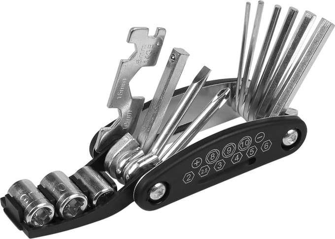 1 Stuk Multitool FIETSSLEUTELSET 16in1