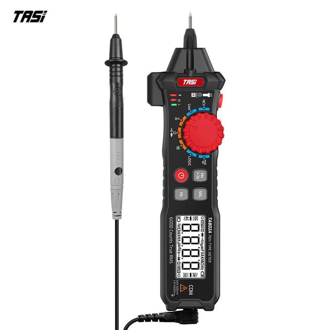 TASI TA802B Pen Digitale Multimeter 6000 Counts True RMS Spanningsmeter Slimme Pen-type Meter voor TA802A