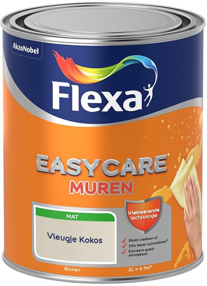Flexa - Easycare Muren - Vleugje Kokos - Mengverf - 1 L