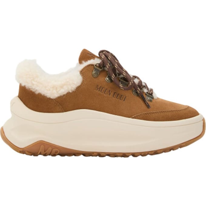 Moon Boot Mb Moon247 City Shearling Sneakers Cognac 80d2490040