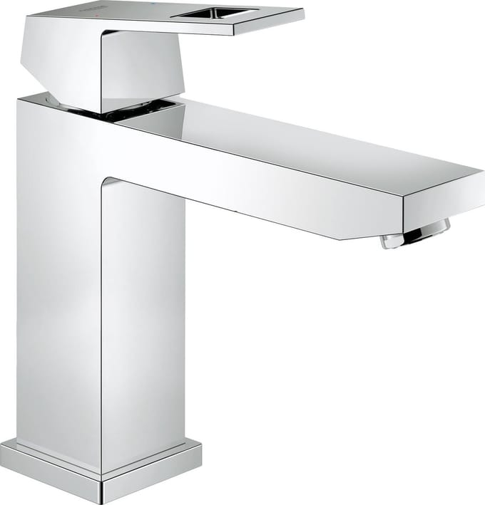 GROHE Eurocube Wastafelkraan - Medium uitloop - Chroom - Waterbesparend