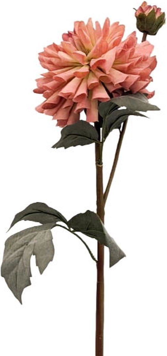 Kunstbloem dahlia 61 cm, roze
