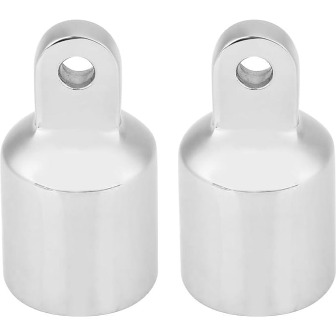 2 Stuks Roestvrij Staal Marine Boot Ooguiteinde Bimini Top Kap Hardware Fitting white
