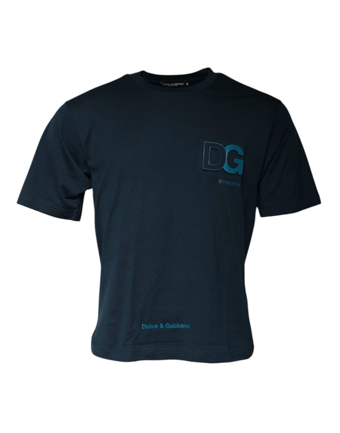 Dg Logo Geborduurde T-shirt
