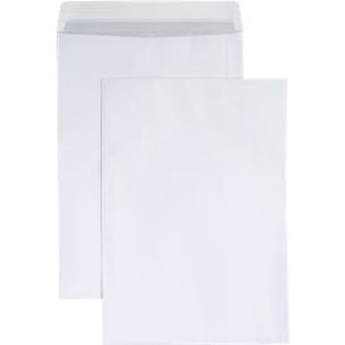 MAILmedia akte-envelop offset wit, B4, 25 x 35,3 cm, zonder venster, zelfklevend, 10 st.