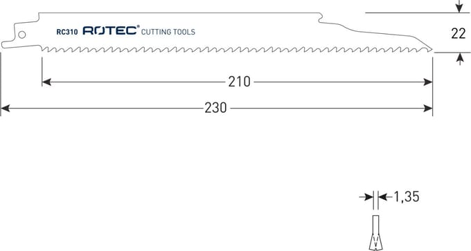 Reciprozagen RC310 / (VPE 5 stuks) - 5250310