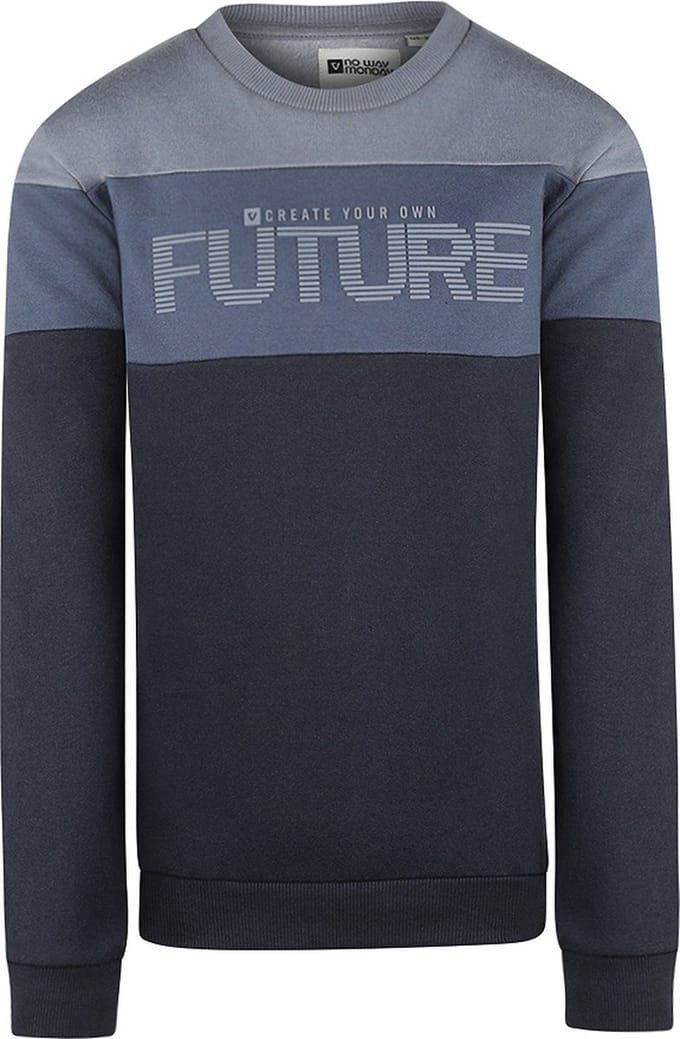 No Way Monday - Jongens Sweater - Navy - Maat 110