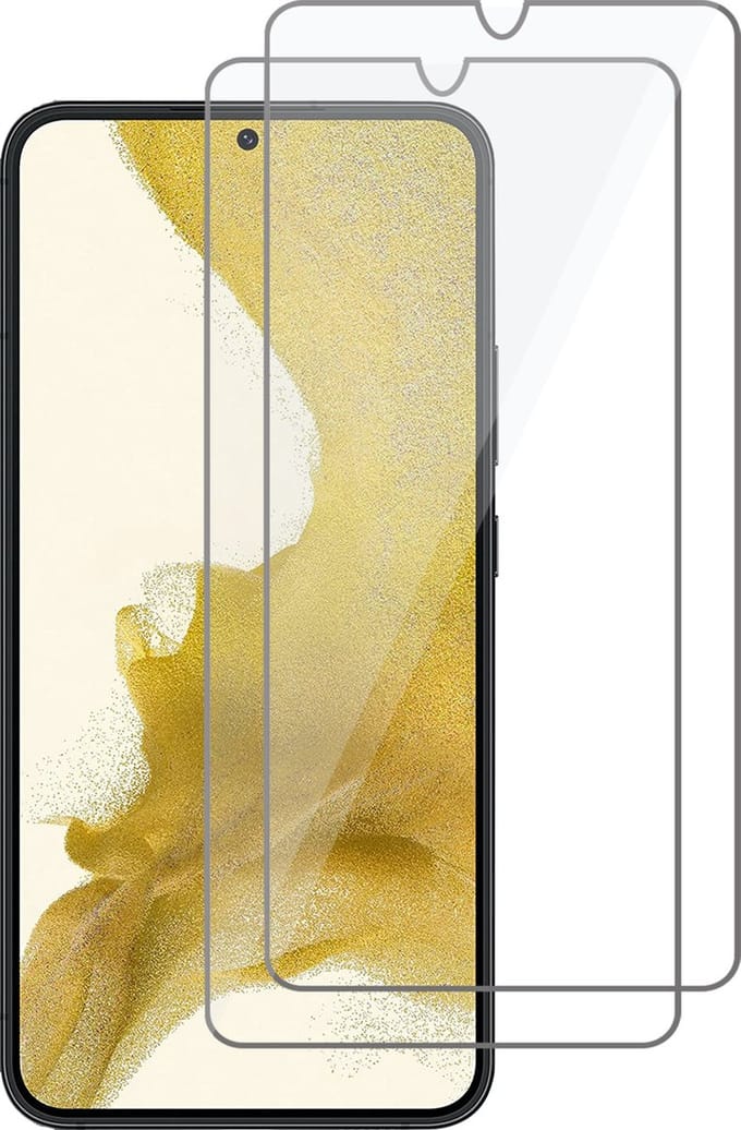 Screenprotector geschikt voor Samsung Galaxy S22 Plus - Gehard Glas Beschermglas Tempered Glass Screen Protector - 2 Stuks
